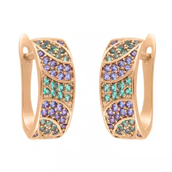 Серьги с английским замком из серебра MP-E00870-X-G-X-X-M2