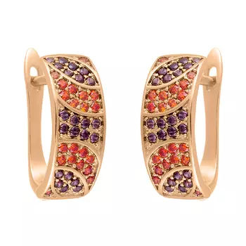 Серьги с английским замком из серебра MP-E00870-X-G-X-X-M1