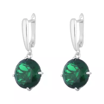 Серьги с английским замком из серебра PD-E00311-X-W-EG-X-X