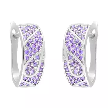 Серьги с английским замком из серебра MP-E00868-X-W-X-X-M2