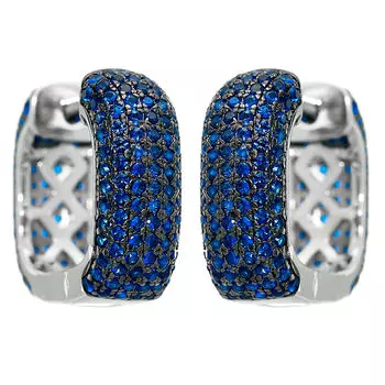 Серьги с английским замком из серебра MP-E00905-X-WB-X-X-SB