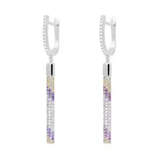 Серьги с английским замком из серебра MP-E00899-X-W-X-X-M2