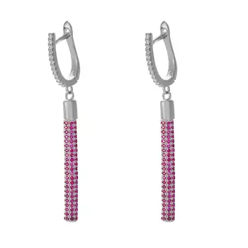 Серьги с английским замком из серебра MP-E00899-X-W-X-X-R