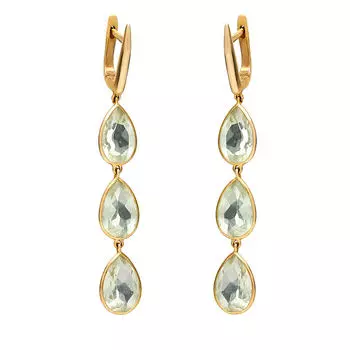 Серьги с английским замком из серебра RB-E01142-X-G-S-X-X