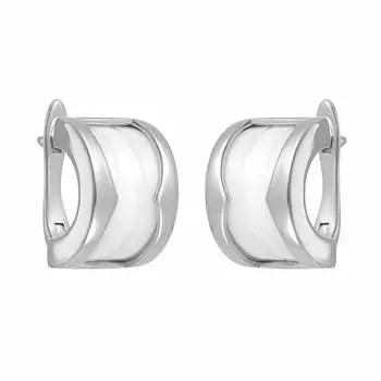 Серьги с английским замком из серебра TC-E01268-W-W-X-X-X