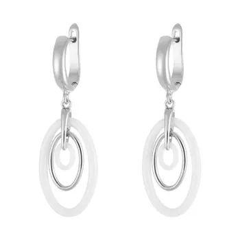 Серьги с английским замком из серебра TC-E00045-W-W-X-X-X