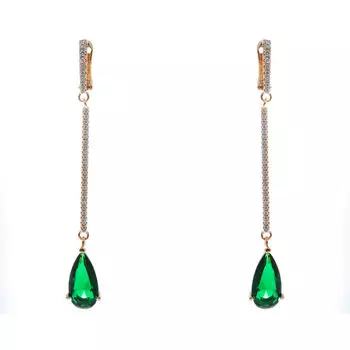 Серьги с английским замком из серебра PD-E00342-X-G-EG-X-W