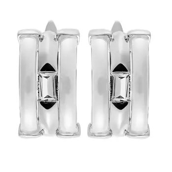 Серьги с английским замком из серебра TC-E01140-W-W-W-X-X