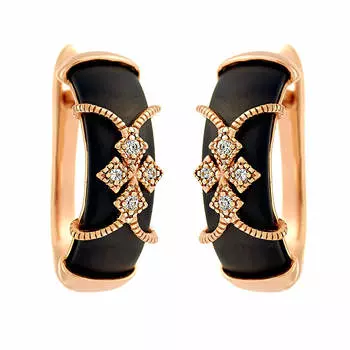 Серьги с английским замком из серебра 0201248-0206000102