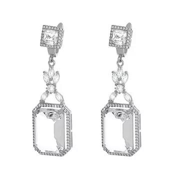 Серьги с английским замком из серебра 0600185-0001010102