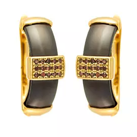 Серьги с английским замком из серебра TC-E00252-BR-L-X-X-BR