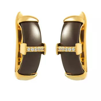 Серьги с английским замком из серебра TC-E00448-BR-L-X-X-W