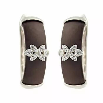 Серьги с английским замком из серебра 0200447-0601000102