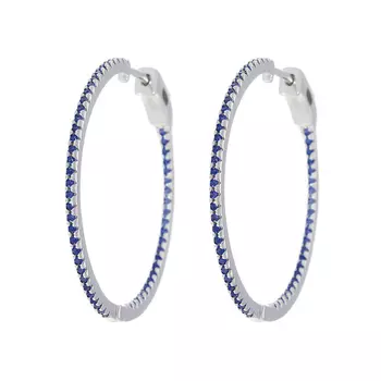 Серьги с английским замком из серебра MP-E00663-X-W-X-X-SAP