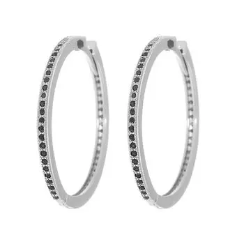 Серьги с английским замком из серебра MP-E00030-X-W-X-X-B