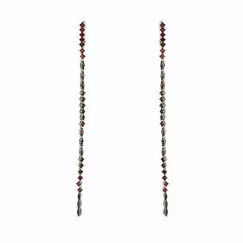 Серьги с английским замком из серебра PD-E669-2-X-WB-X-X-DB