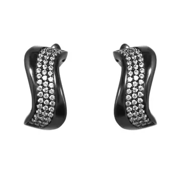 Серьги с английским замком из серебра MP-E00236-X-B-X-X-W