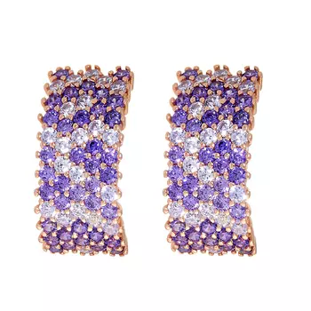 Серьги с английским замком из серебра SL-E00248-X-G-X-X-M2