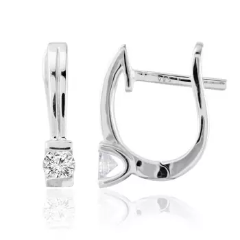 Серьги с английским замком из серебра Cl-E04486-X-W-W-X-X