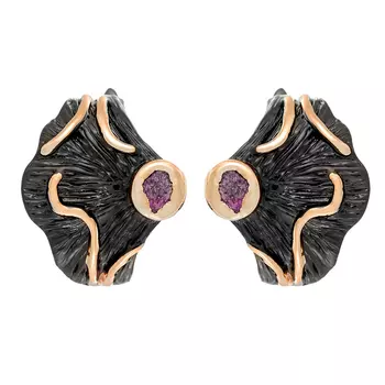 Серьги с английским замком из серебра AY-E00175-X-BG-Pin-X-X