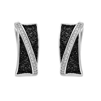 Серьги с английским замком из серебра Gl-E01769-X-W-W-X-B