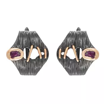 Серьги с английским замком из серебра AY-E00177-X-BG-Pin-X-X