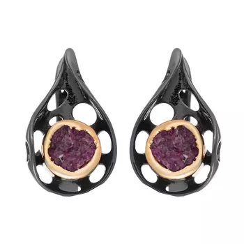 Серьги с английским замком из серебра AY-E00124-X-BG-Pin-X-X