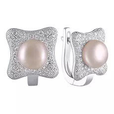 Серьги с английским замком из серебра S0800519E_SR_WP_002_WG