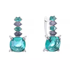 Серьги с английским замком из серебра AES34966W_SR_US_004_WG