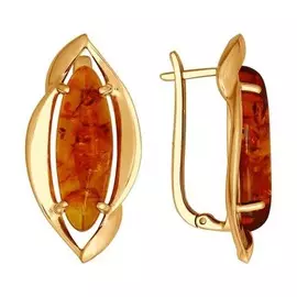 Серьги с английским замком из серебра 83020032