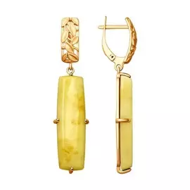 Серьги с английским замком из серебра 83020063