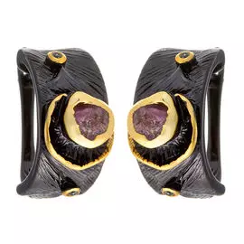 Серьги с английским замком из серебра AY-E00103-X-BY-Pin-X-W