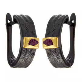 Серьги с английским замком из серебра AY-E00106-X-BY-Pin-X-X