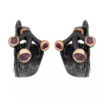 Серьги с английским замком из серебра AY-E00158-X-BG-Pin-X-X