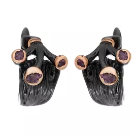 Серьги с английским замком из серебра AY-E00158-X-BG-Pin-X-X