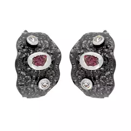 Серьги с английским замком из серебра AY-E00179-X-WB-Pin-X-W