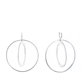 Серьги с английским замком из серебра E34828_SR_WG