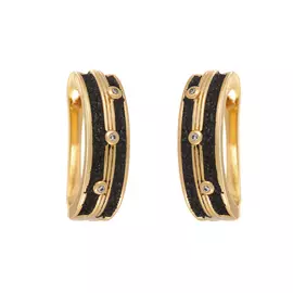 Серьги с английским замком из серебра Gl-E00133-X-G-W-X-B