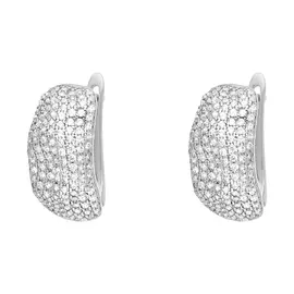 Серьги с английским замком из серебра MP-E00590-X-W-X-X-W