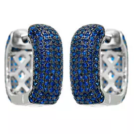 Серьги с английским замком из серебра MP-E00905-X-WB-X-X-SB