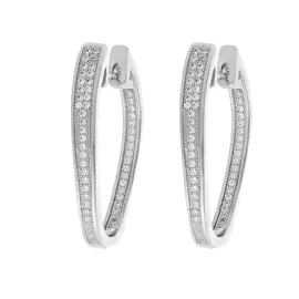 Серьги с английским замком из серебра MP-E01015-X-W-X-X-W