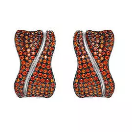 Серьги с английским замком из серебра MP-E01213-X-WB-X-X-Or