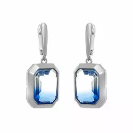 Серьги с английским замком из серебра PD-E00558-X-W-BX18-X-X