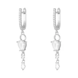 Серьги с английским замком из серебра PD-E00948-X-W-W-X-W