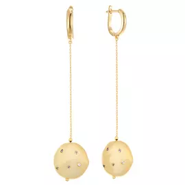 Серьги с английским замком из серебра RB-E00316-X-L-X-X-W