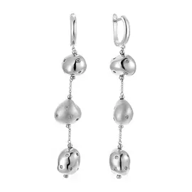 Серьги с английским замком из серебра RB-E00326-X-W-X-X-W