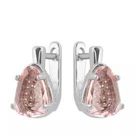 Серьги с английским замком из серебра SET12577E-p