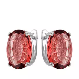 Серьги с английским замком из серебра SET13008E-p