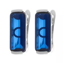 Серьги с английским замком из серебра SS-E01070-X-W-SAP-X-X