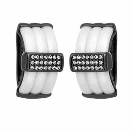 Серьги с английским замком из серебра TC-E00148-W-B-X-X-W